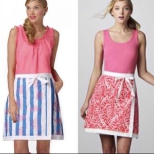 Lilly Pulitzer 8 Reversible Wrap Skirt Naava Stay